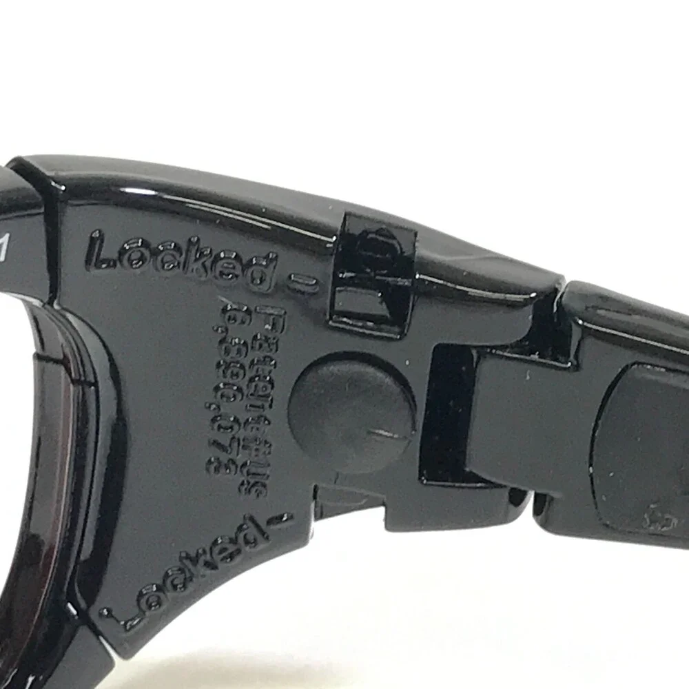 Rec Specs Maxx Athletic Goggles Frames MX-30 #1 Black Polished Red 53-17-130